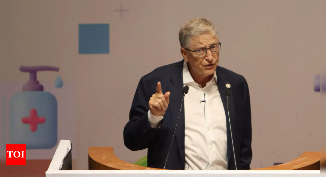 Bill Gates Emphasizes Importance of Innovation and Technology for Social Good in India | India News - Times of India