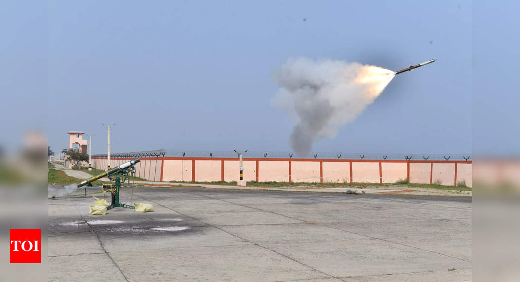 India successfully tests indigenous VSHORADS missile system, enhancing air defence capabilities | India News - Times of India