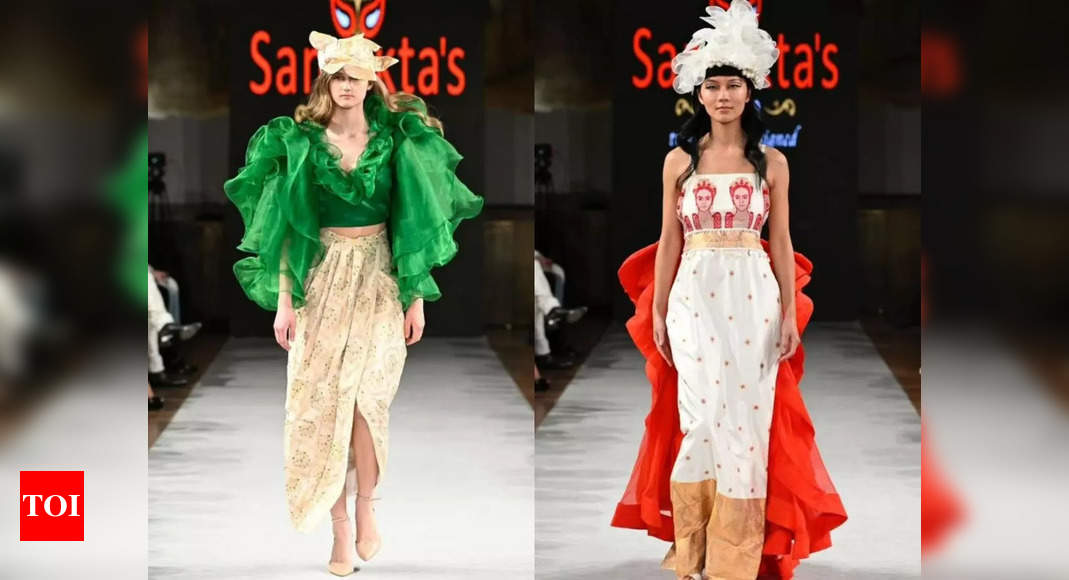 Indian Designer Sanjukta Dutta Shines at Milan Fashion Week 2024 with 'KOHUA – KOMAL' Collection | - Times of India