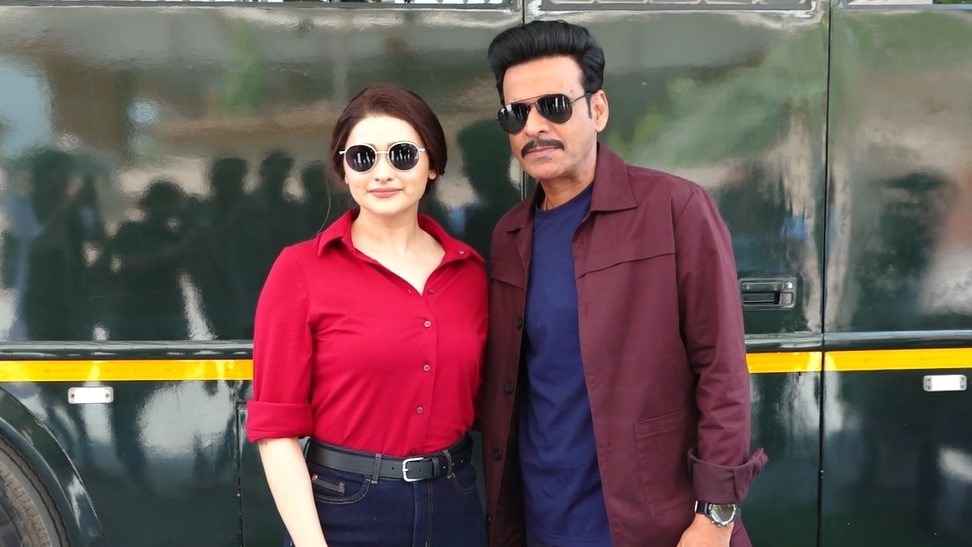 Manoj Bajpayee, Prachi Desai shoot for 'Silence' in Mumbai