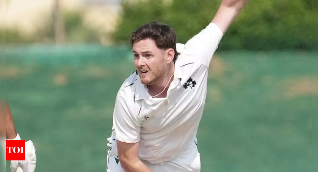 Mark Adair's five-wicket haul gives Ireland edge against Afghanistan in one-off Test | Cricket News - Times of India