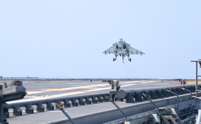 "Matchbox In Sea": How Navy Pilots Land Fighter Jets On Aircraft Carriers