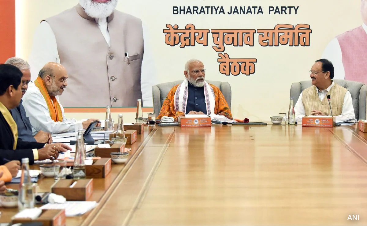 PM Chairs BJP's Midnight Meeting To Pick Candidates For Lok Sabha Polls