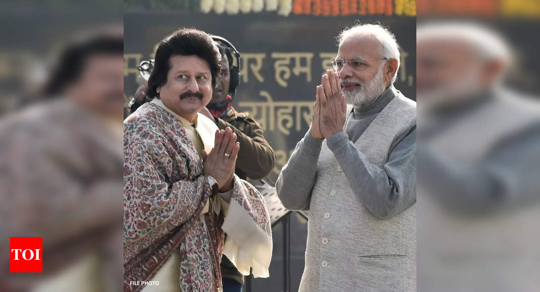 Prime Minister Narendra Modi Pays Tribute to Pankaj Udhas; says, 'A musical maestro's departure leaves an irreplaceable Void' | - Times of India