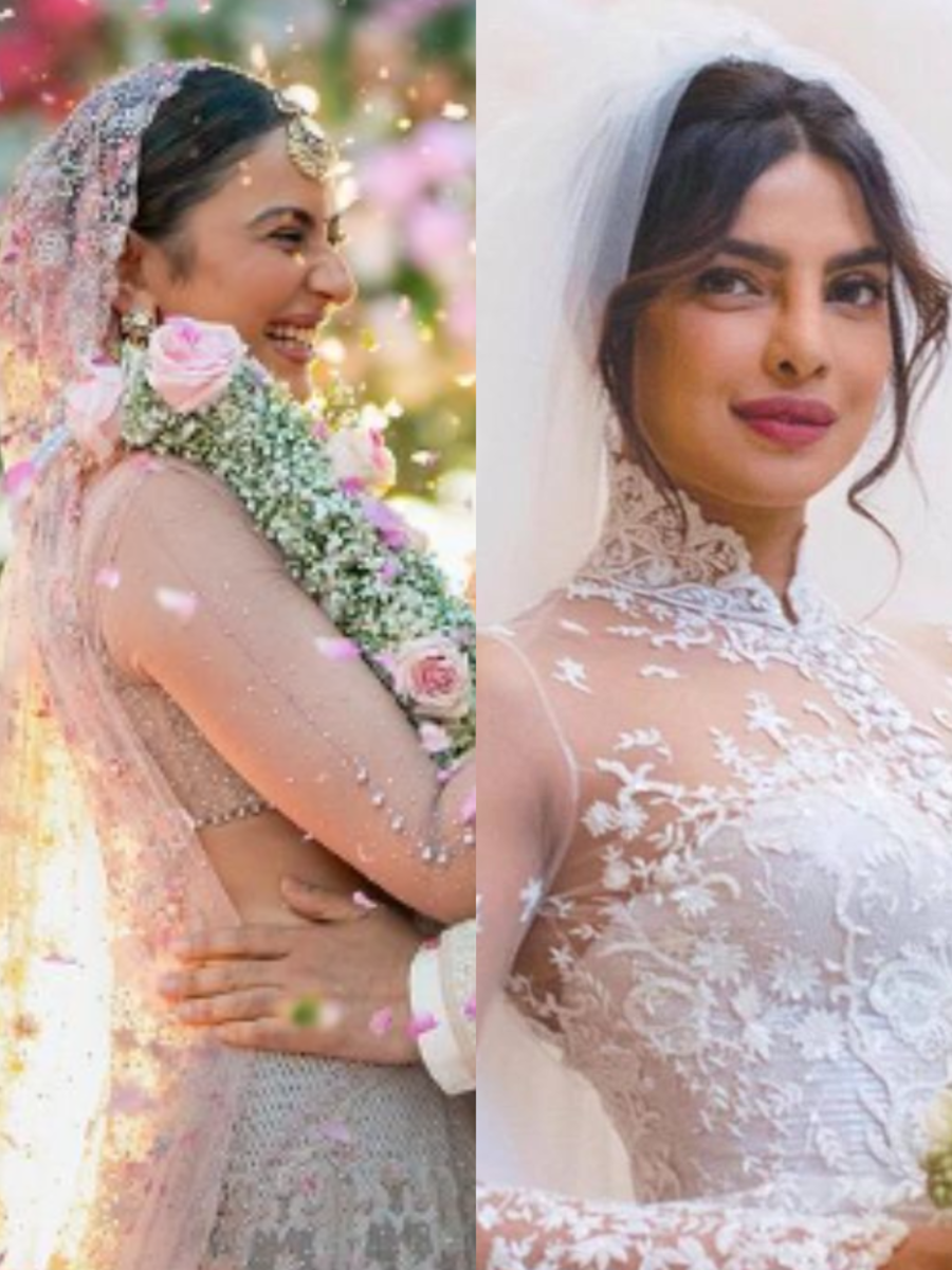 ​Bollywood brides showcase trendy ways to style the wedding veil