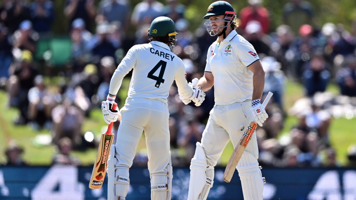 Alex Carey, Mitchell Marsh help Australia ace tense chase in Christchurch to seal Test series 2-0