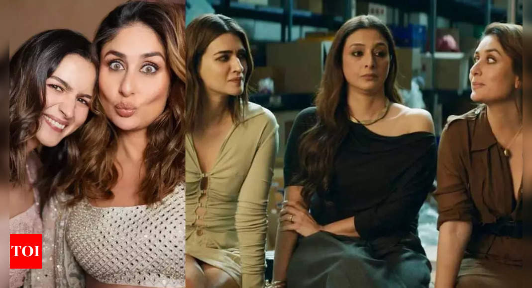 Alia Bhatt cheers for Kareena Kapoor Khan, Tabu, Kriti Sanon starrer ‘Crew’ as the film sets cash registers ringing at the box office! | Hindi Movie News – Times of India