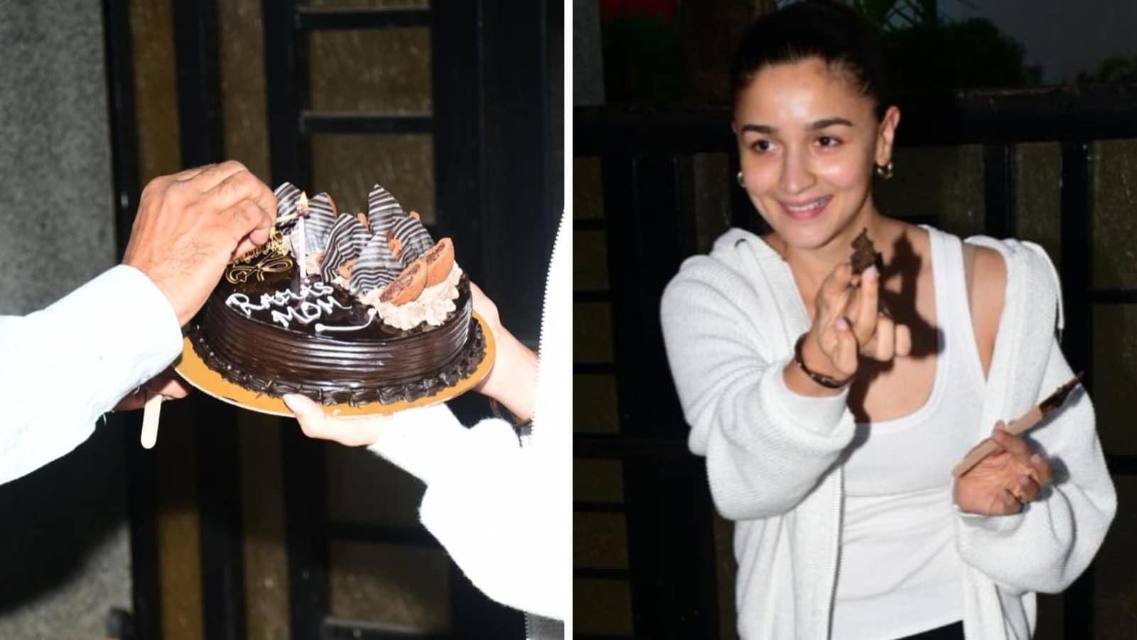 Alia Bhatt has the sweetest reaction as she cuts cake with ‘Raha’s mom’ written on it. Watch