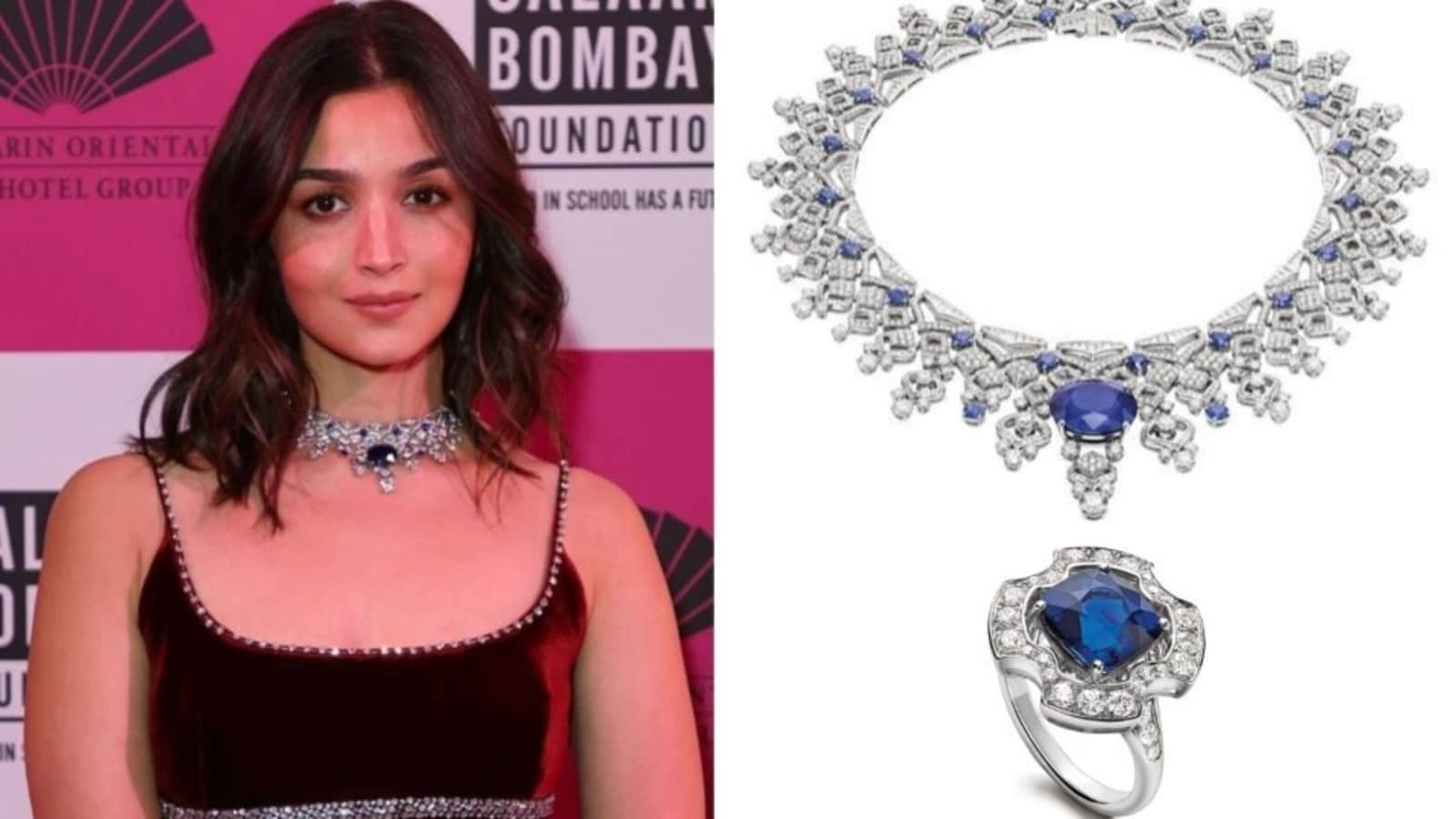 Alia Bhatt wore diamond jewellery worth ₹20 cr at Hope Gala in London; take a look at her extravagant sapphire necklace