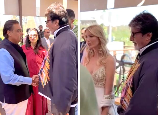 Amitabh Bachchan bonds with Mukesh Ambani and Ivanka Trump at the Anant Ambani and Radhika Merchant pre-wedding bash in Gujarat : Bollywood News - Bollywood Hungama