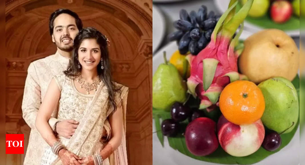 Anant-Radhika Pre-Wedding: Chef shares a glimpse of plant-based ingredients being used for cooking | - Times of India