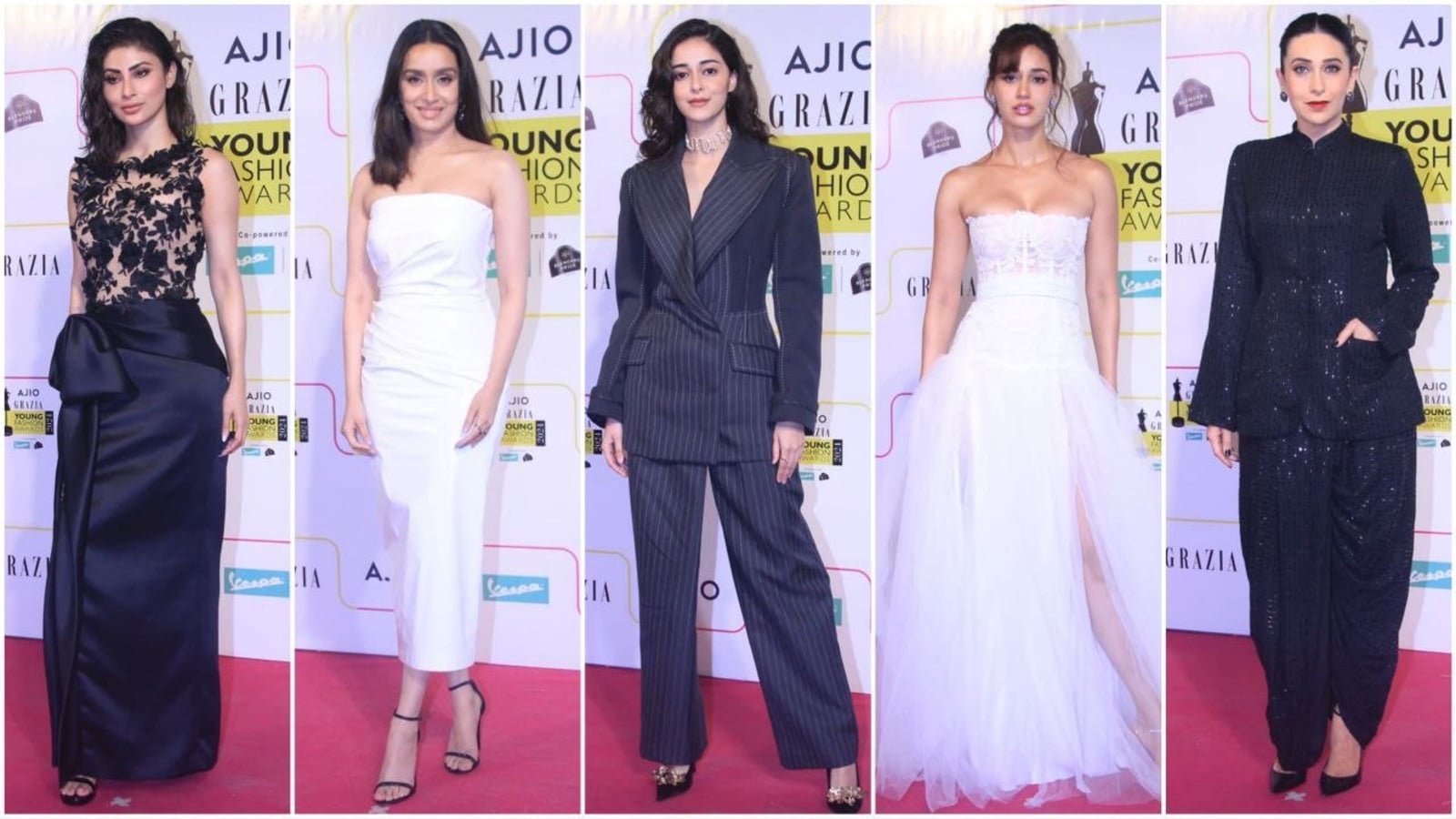 Ananya Pandey, Shraddha Kapoor, Disha Patani, Mouni Roy, Mrunal Thakur and others attend fashion awards: Who wore what