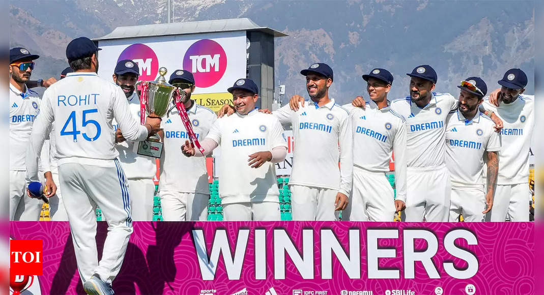 ‘As captain of this team…’: Rohit Sharma hails ‘young’ Team India in memorable series triumph. Watch | Cricket News – Times of India