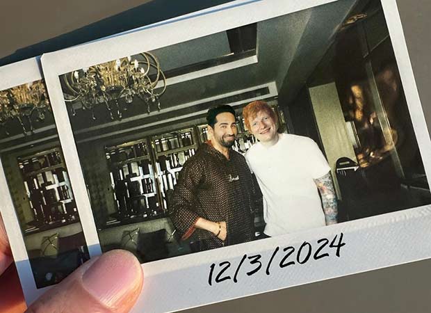 Ayushmann Khurrana welcomes Ed Sheeran to India with his mother’s handmade Pinni; shares special post with international music star : Bollywood News – Bollywood Hungama