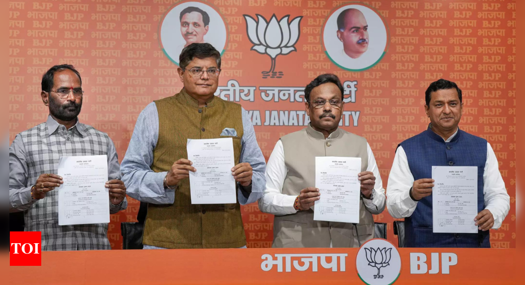 BJP Releases First List of 195 Candidates for Lok Sabha Polls, PM Modi to Contest from Varanasi | India News - Times of India