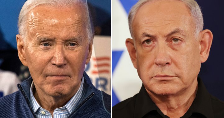 Biden warns Netanyahu against Rafah military operation – National | Globalnews.ca