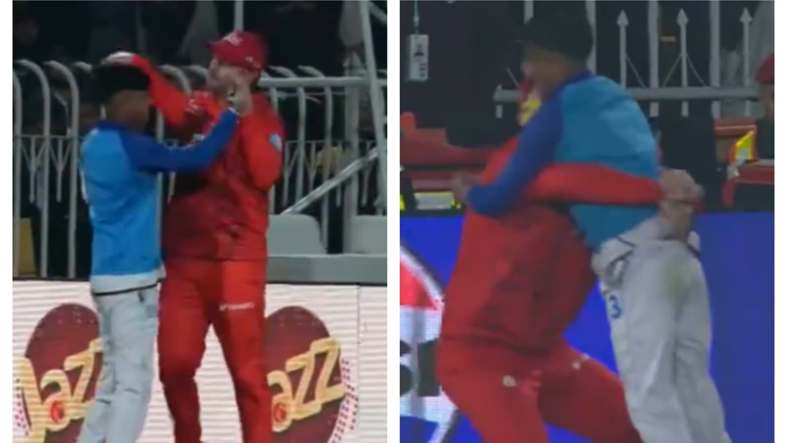 Colin Munro celebrates sixes against own team, lifts and hugs ball boy who redeemed himself after drop catch in PSL