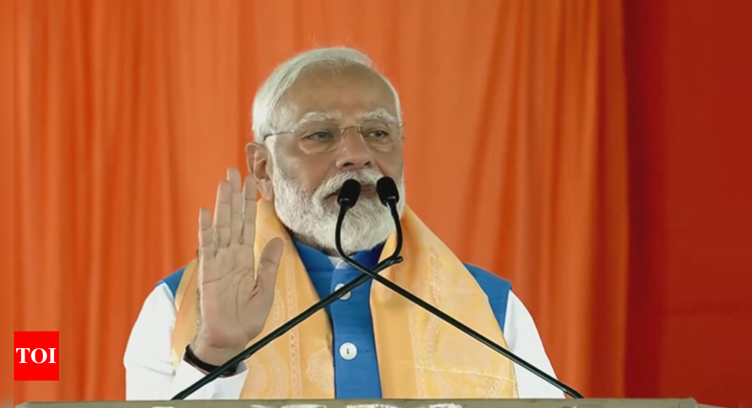 Congress, BRS shattered all dreams of Telangana: PM Modi in Nagarkurnool | India News – Times of India