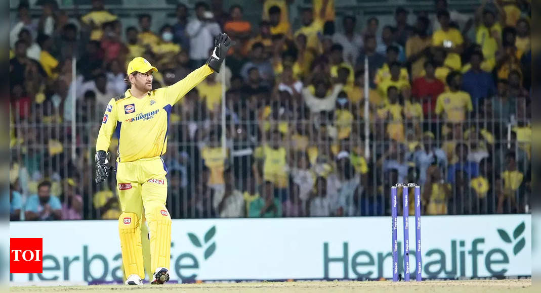 ‘Could keep…’: CSK’s post shows why age is just a number for MS Dhoni | Cricket News – Times of India