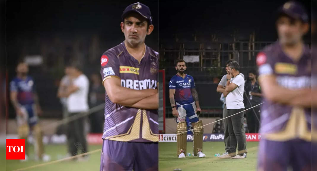 ‘Cricket images that hit hard’: Virat Kohli-Gautam Gambhir rivalry captured in intense images | Cricket News – Times of India