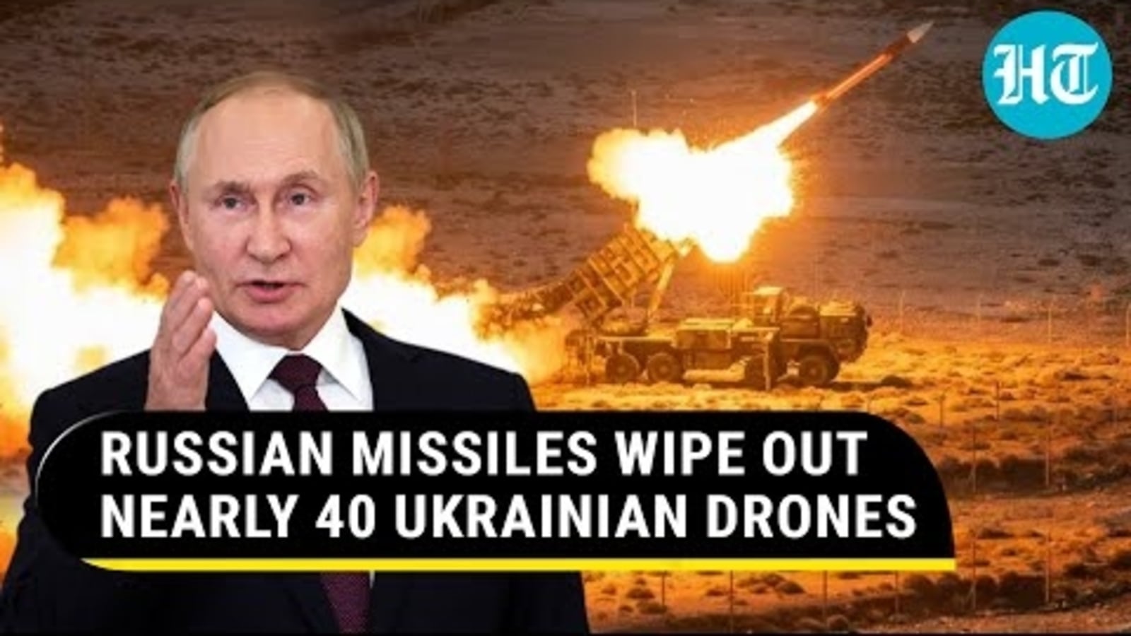 Crimea Under Attack; Russian Air Defence Missiles Strike Back At Ukrainian Drone Barrage | Watch