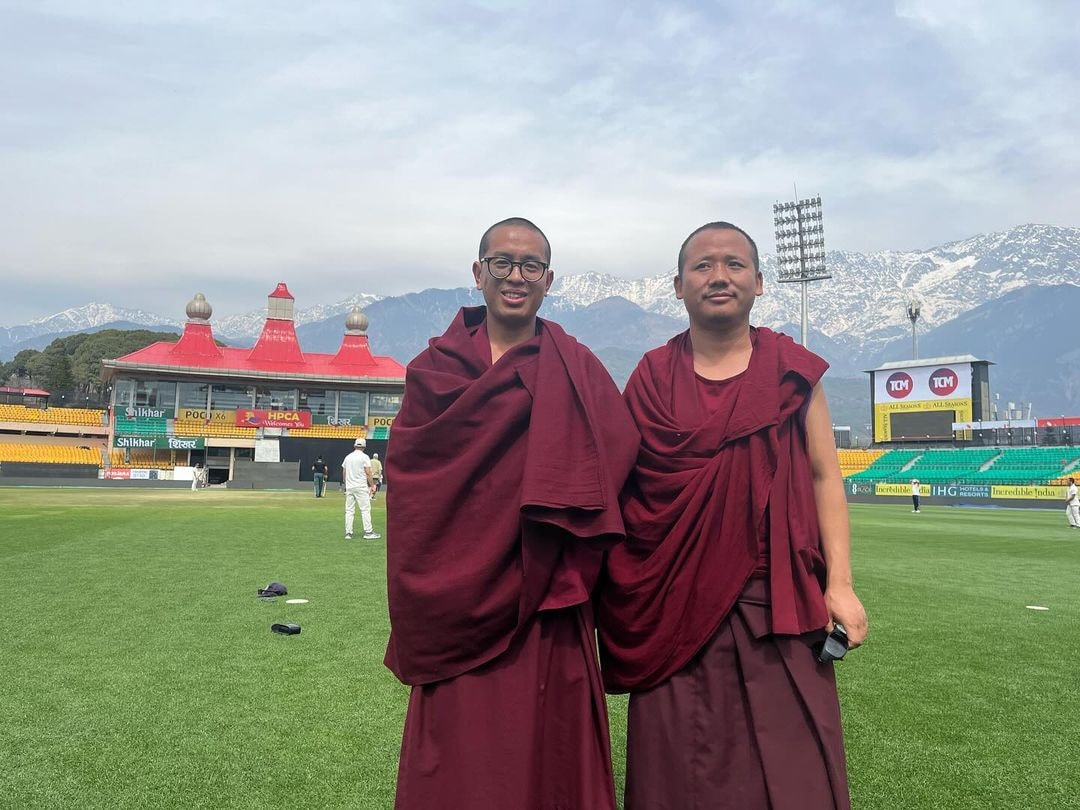 Dharamsala monk slams six vs Barmy Army XI