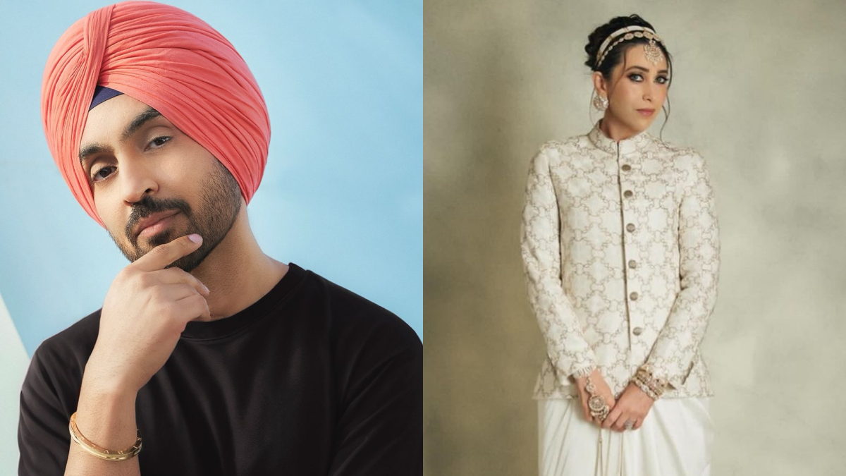 Diljit Dosanjh grooves with dancing queen Karishma Kapoor to song Kinni Kinni | WATCH