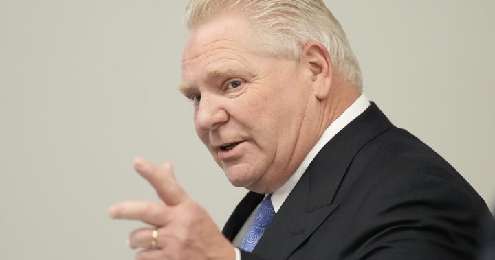 Doug Ford promises to build as many jails as needed to keep criminals behind bars  | Globalnews.ca