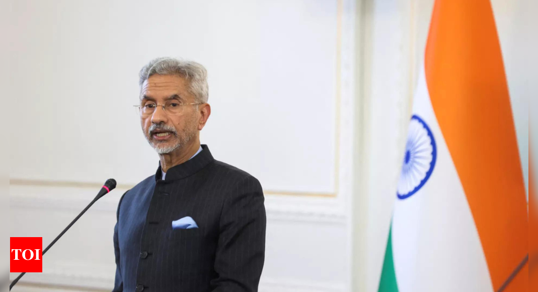 ‘Fact is that Palestinians have been denied their homeland’: EAM Jaishankar on Israel-Palestine conflict | India News – Times of India