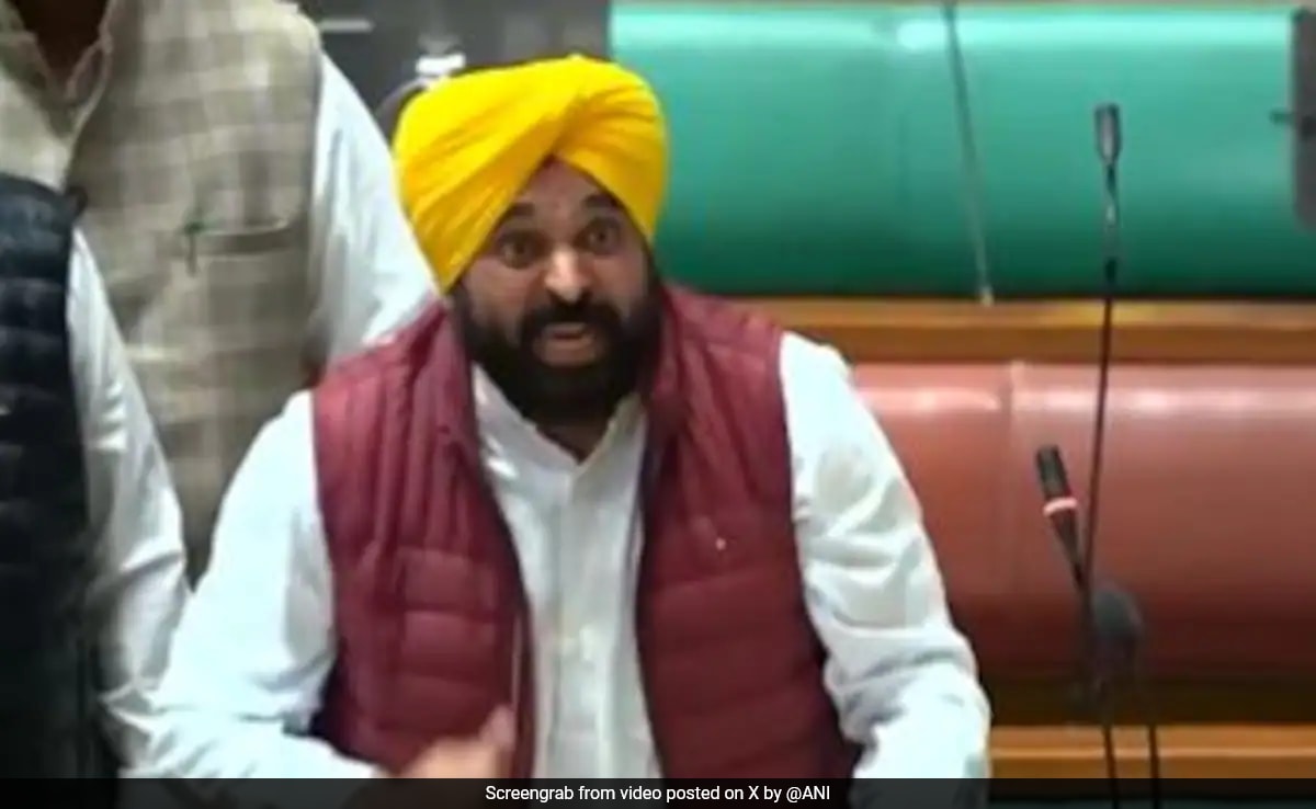"Go Tell Sonia Gandhi...": Bhagwant Mann Fumes At Opposition In Assembly