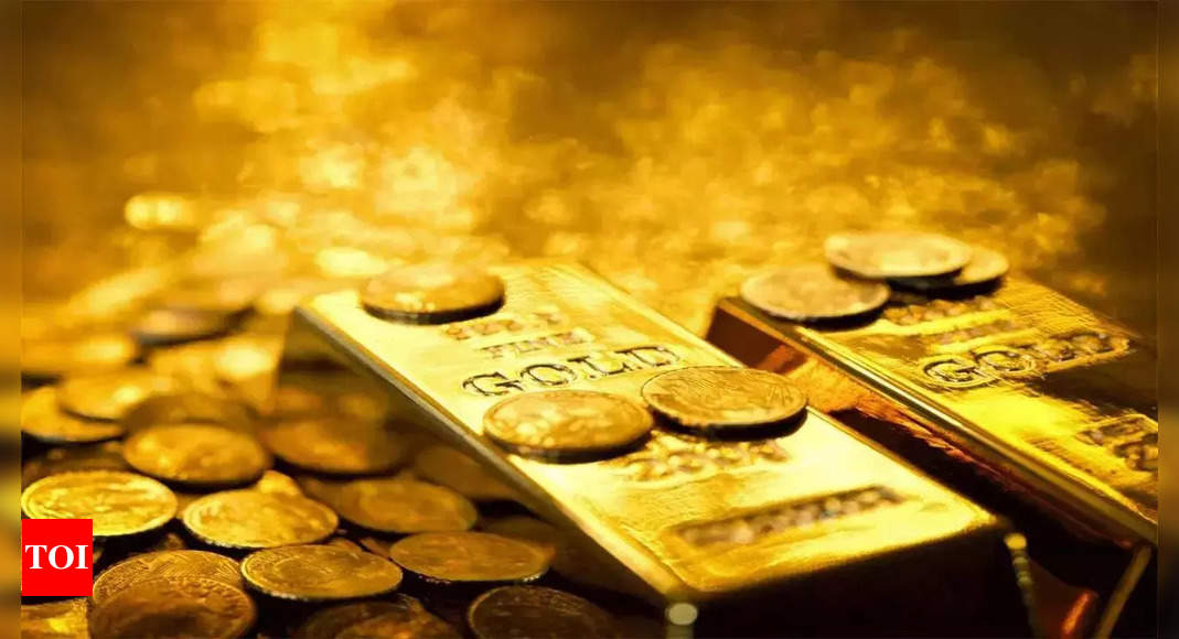 Gold hits new high on weak US eco data, rate cut hopes - Times of India