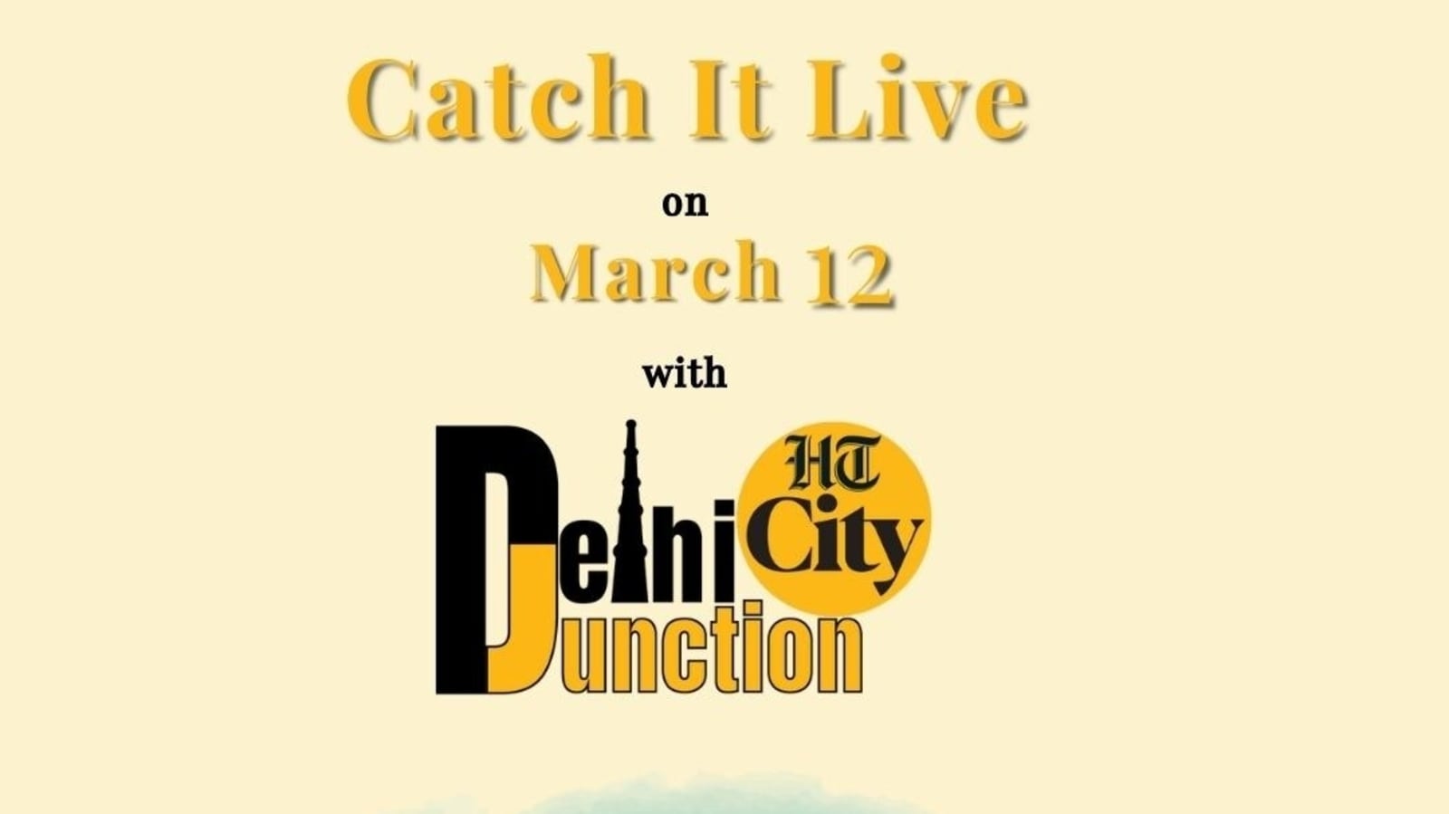 HT City Delhi Junction: Catch It Live on March 12