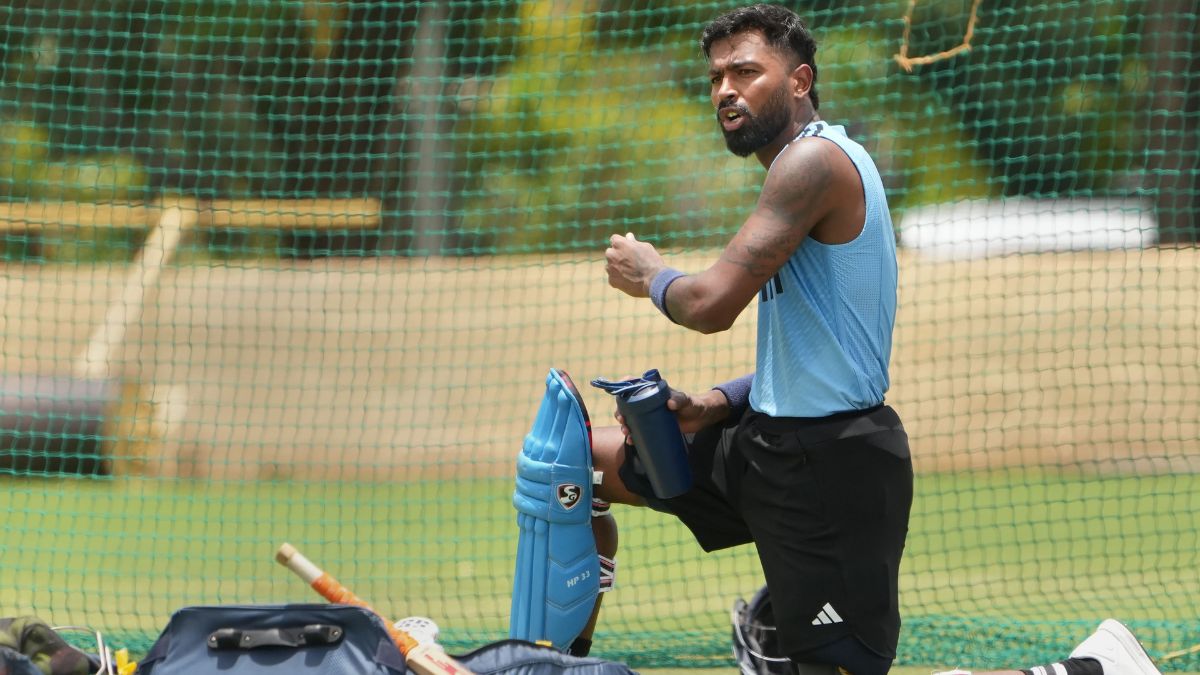 Hardik Pandya bats in first net session after appointment as Mumbai Indians skipper | WATCH