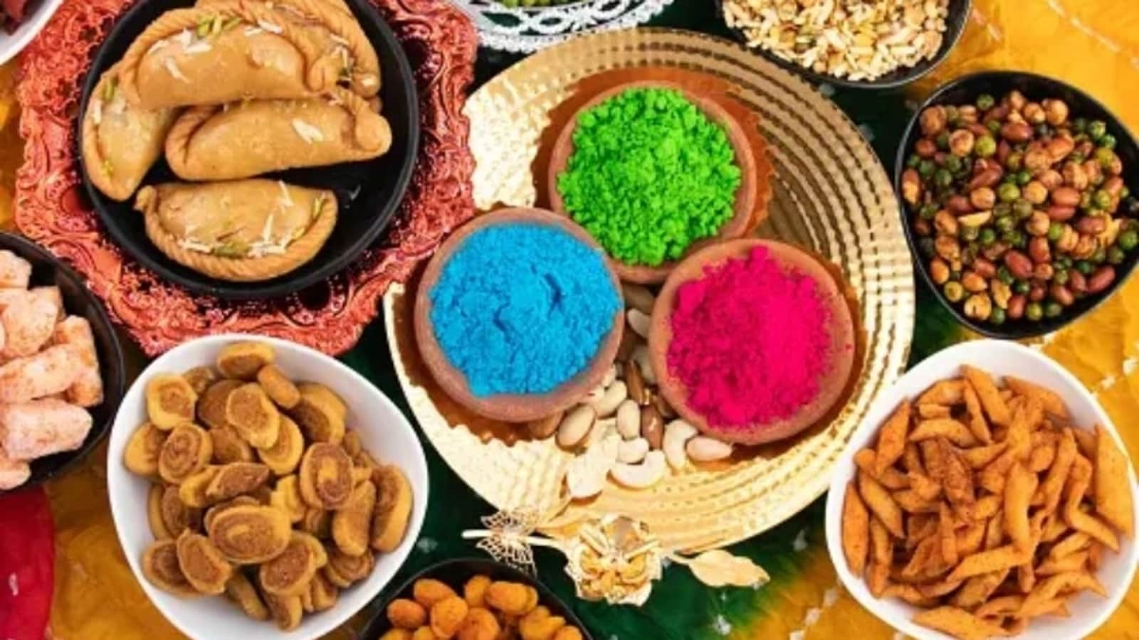 Holi 2024 snacks: Gujia to namakpare, what to serve at your Holi get-together