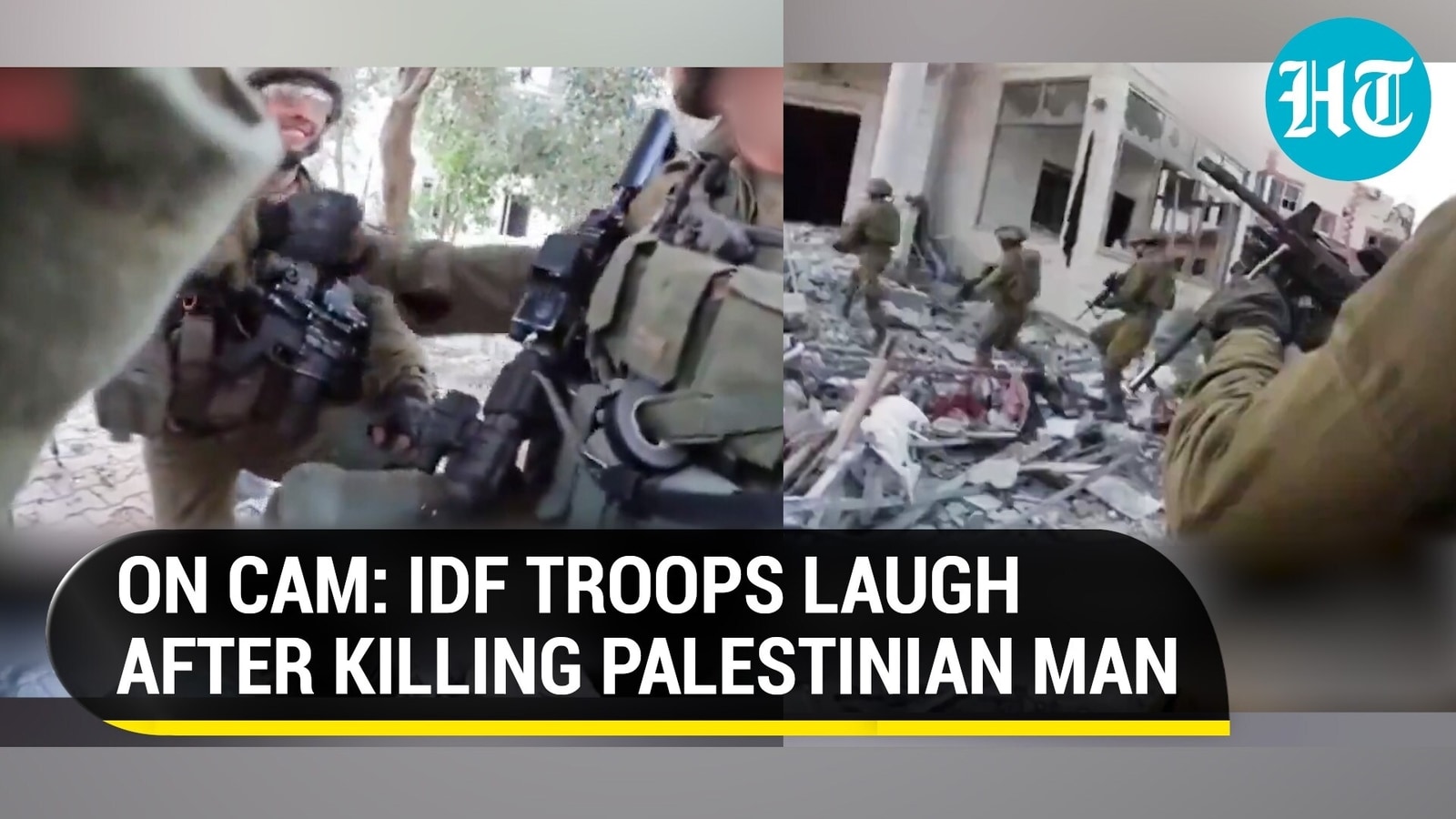 IDF In A Huddle As Video Of Soldiers Mocking Unarmed Palestinian After Killing Him Goes Viral