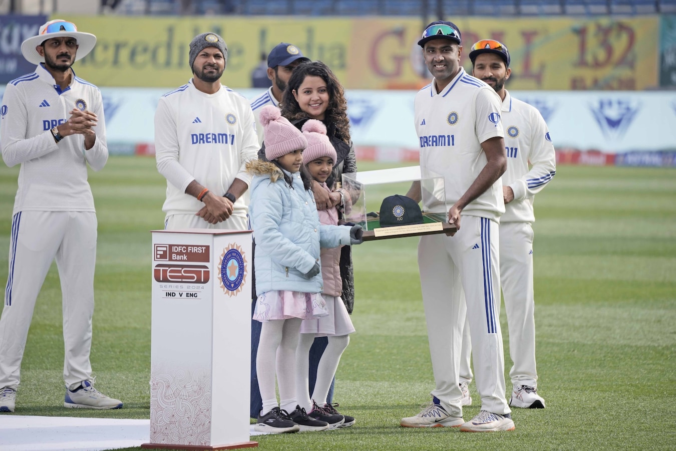 IND vs ENG: R Ashwin gets felicitated in 100th Test