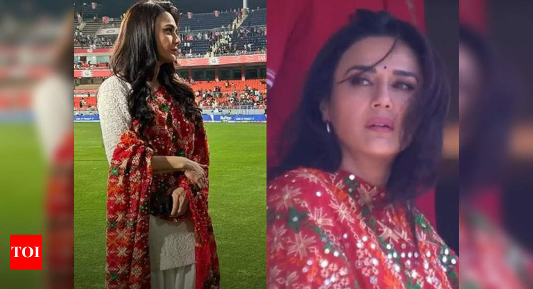 IPL 2024: Preity Zinta’s Patiala salwar-kameez look steals the show – Times of India