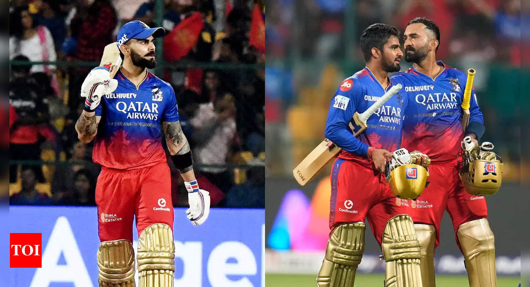 IPL 2024, RCB vs PBKS highlights: Virat Kohli, Dinesh Karthik power Royal Challengers Bengaluru to four-wicket win vs Punjab Kings | Cricket News - Times of India