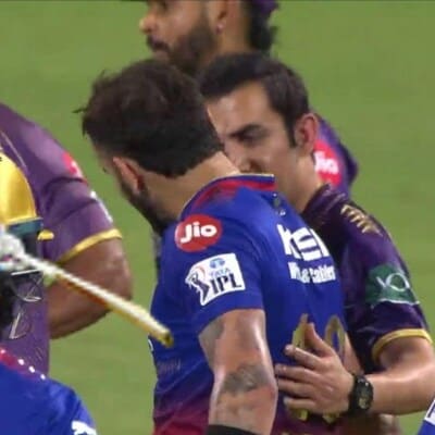 IPL 2024: Watch Gambhir hugs Kohli during timeout break in RCB vs KKR match