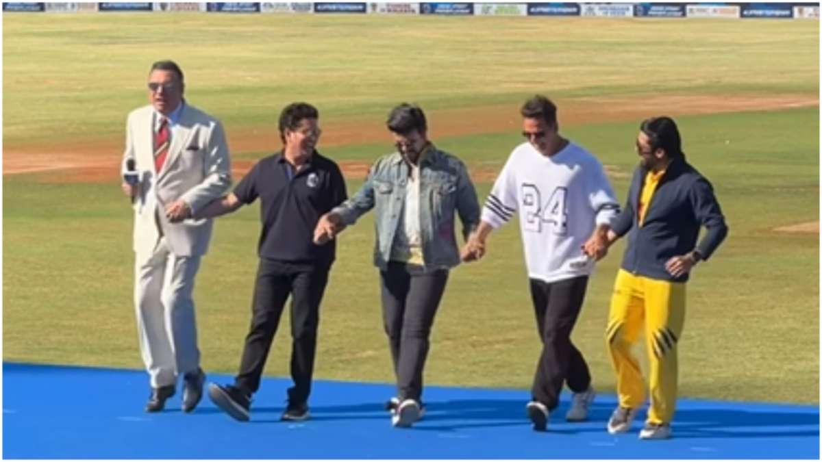 ISPL में दिखा 'नाटू-नाटू' गाने का क्रेज, सचिन तेंदुलकर डांस करते आए नजर - India TV Hindi