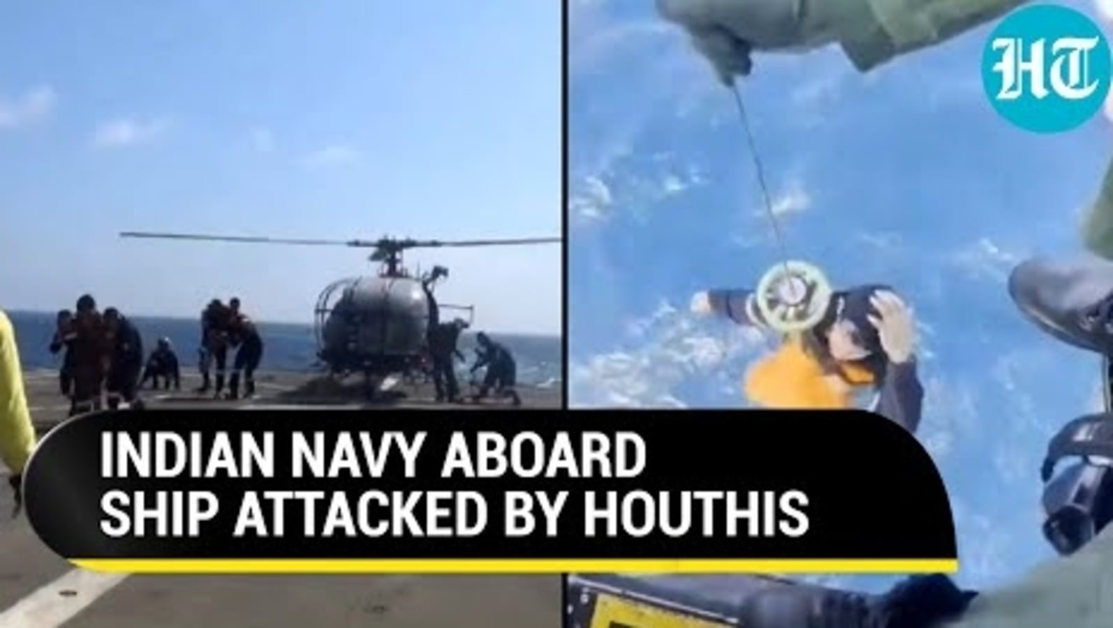 Indian Navy's Commando-Style Rescue Op After Houthi Attack In Gulf Of Aden | Red Sea Crisis