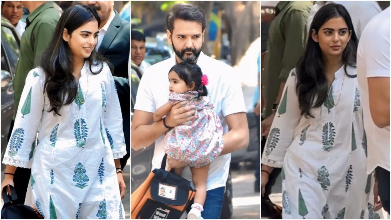 Isha Ambani wore simple summer-ready kurta set at her kids’ preschool with no-makeup look; her ethnic ensemble costs…