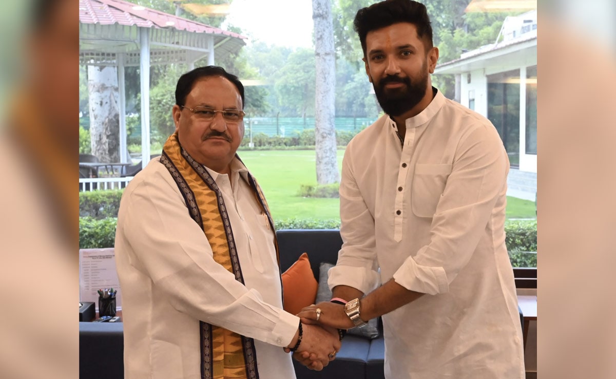 It Is Official. BJP Picks Chirag Paswan, Dumps His Uncle Pashupati Paras