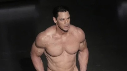 John Cena appears naked on Oscars stage to announce Best Costume Design