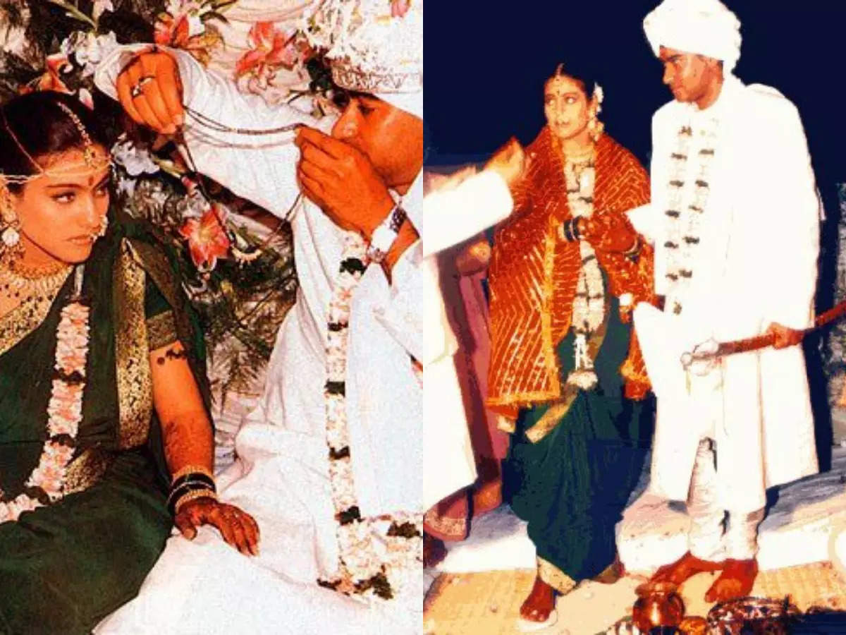 Kajol Wedding Look: Revisiting Kajol’s stunning traditional Maharasthrian wedding look