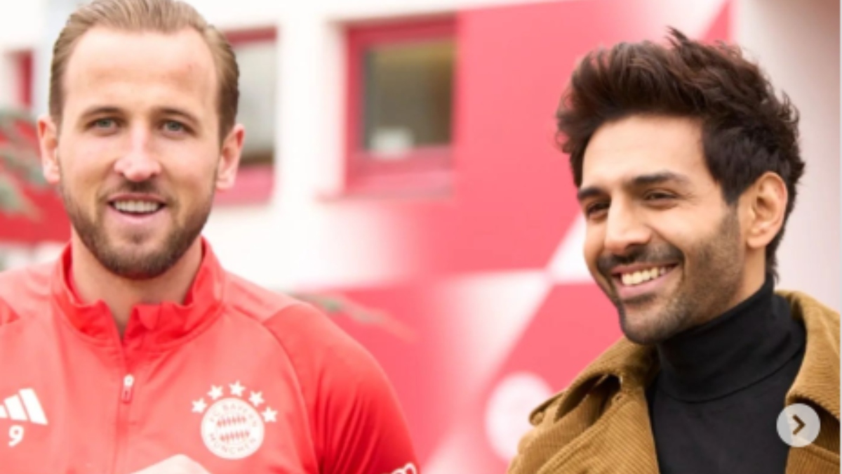 Kartik Aaryan shares video with Harry Kane, footballer says film’s dialogue, ‘Chandu Nahi Champion Hai Main’