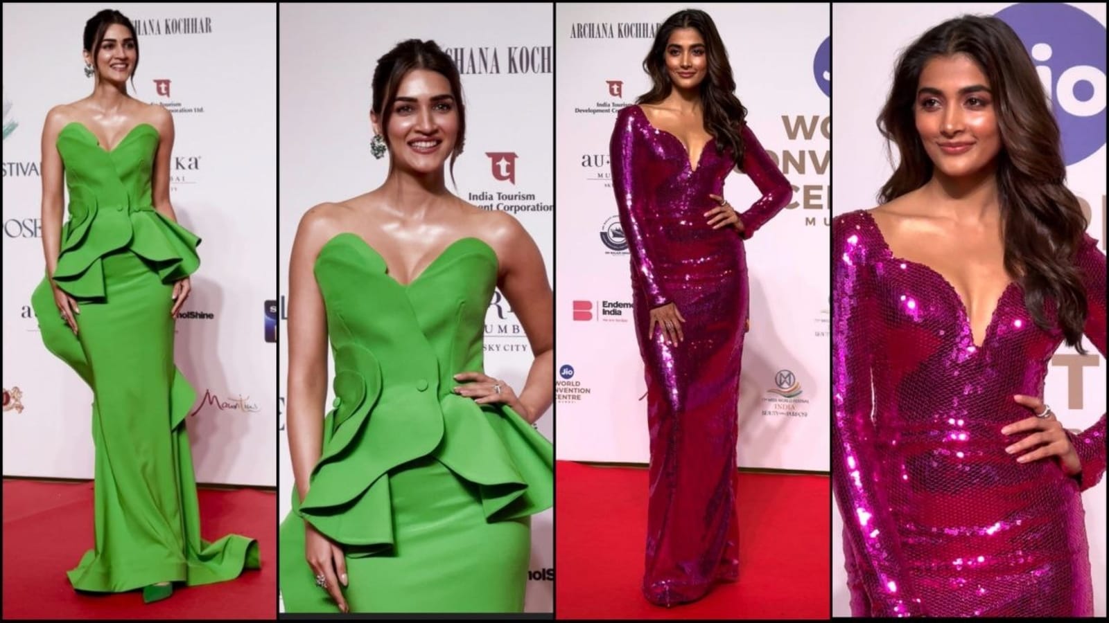 Kriti Sanon stuns in chic green ensemble, Pooja Hegde exudes glamour in pink shimmer gown at the 71st Miss World finale