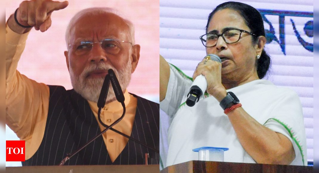 Mamata Banerjee calls for massive rally as PM Modi warns her of 'storm of Sandeshkhali' | India News - Times of India
