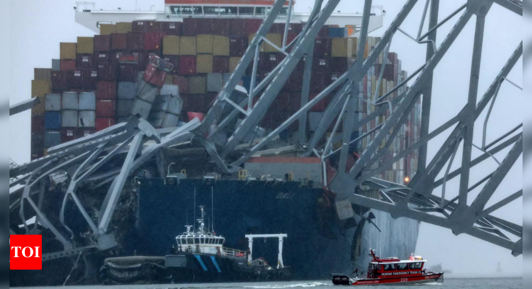 One Indian crew member of Dali hurt in Baltimore bridge crash | India News – Times of India