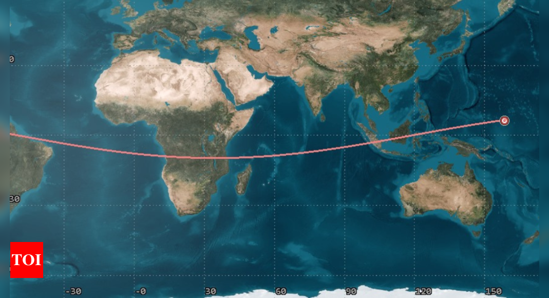 PSLV’s POEM-3 re-enters Earth, falls in Pacific ocean | India News – Times of India